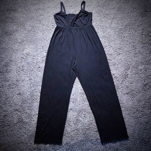 Only Hearts Black "So Fine Peek-a-boo" Jumpsuit Large